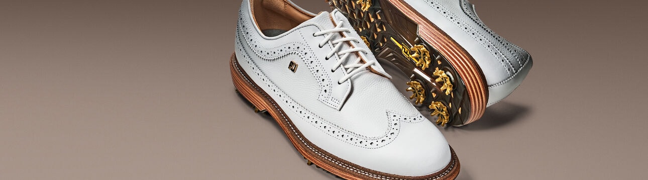 INTRODUCING THE NEW PREMIER SERIES, featuring the all white Marquis shoe.