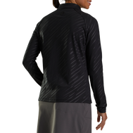 Half-Zip Embossed Pullover Women