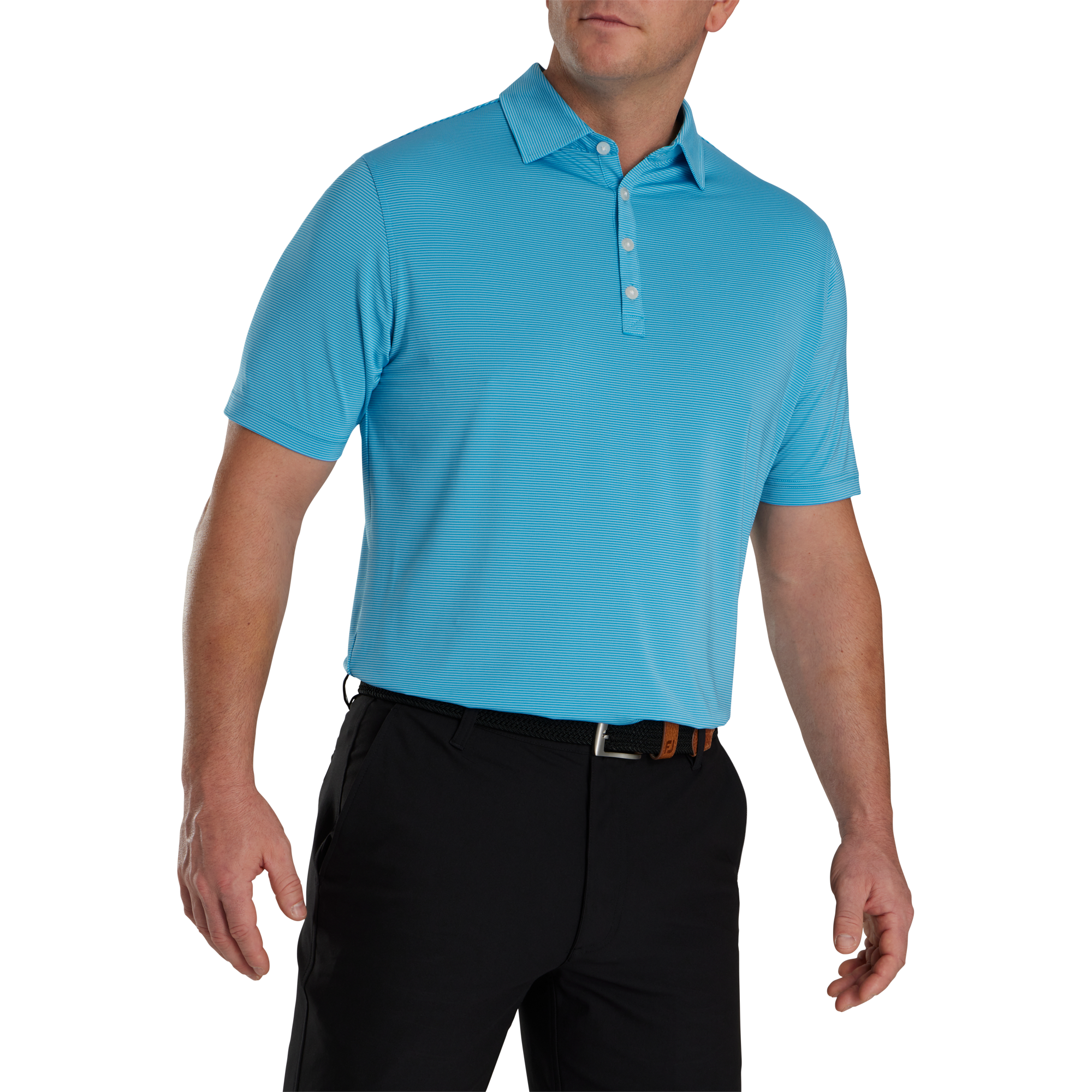 Micro Feeder Stripe Lisle Self Collar