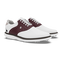 White / Burgundy / Pale Lilac Lizard Print