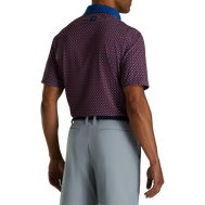 Lisle Circle Print Self Collar