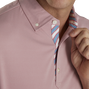Lisle Ministripe Knit Collar