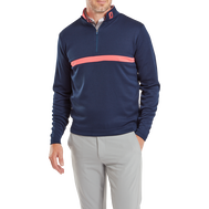 Inset Stripe Mid-Layer Flat Back Rib