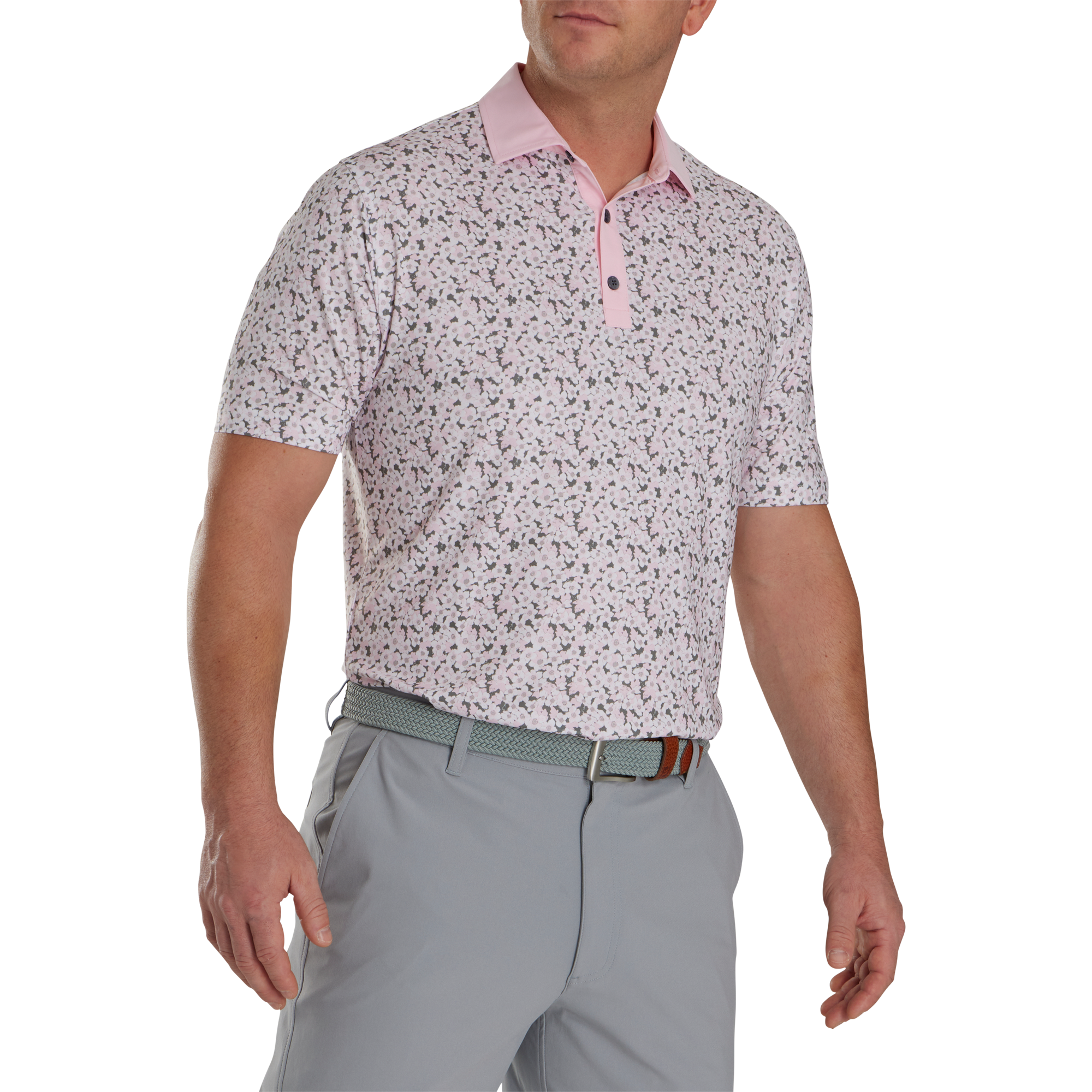 Primrose Print Lisle Spread Collar