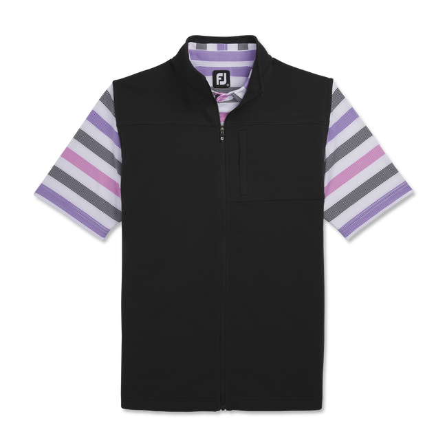 Ottoman Knit Full-Zip Vest