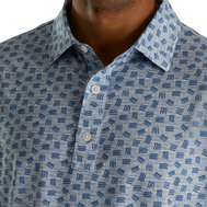 Lisle Sketched Print Self Collar