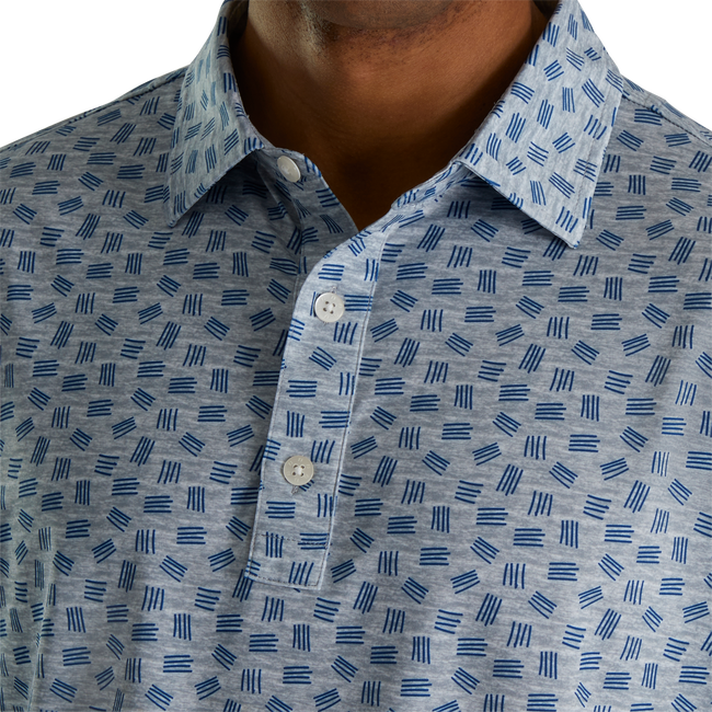 Lisle Sketched Print Self Collar