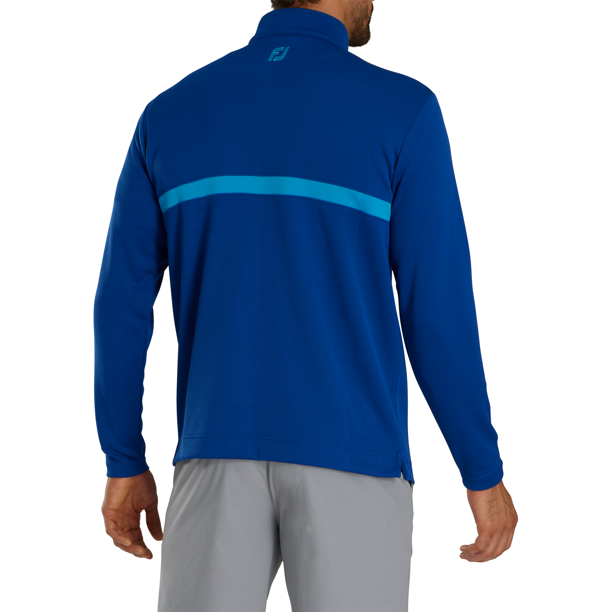 Inset Stripe Mid-Layer Flat Back Rib