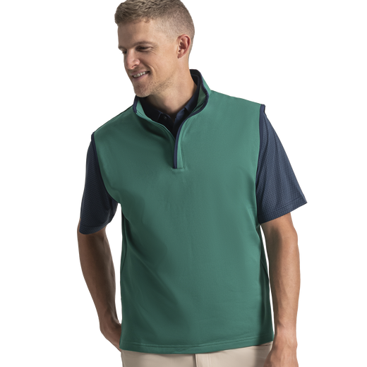 Brushed Back Vest Pique