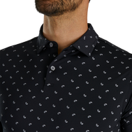 Paisley Print Lisle Self Collar