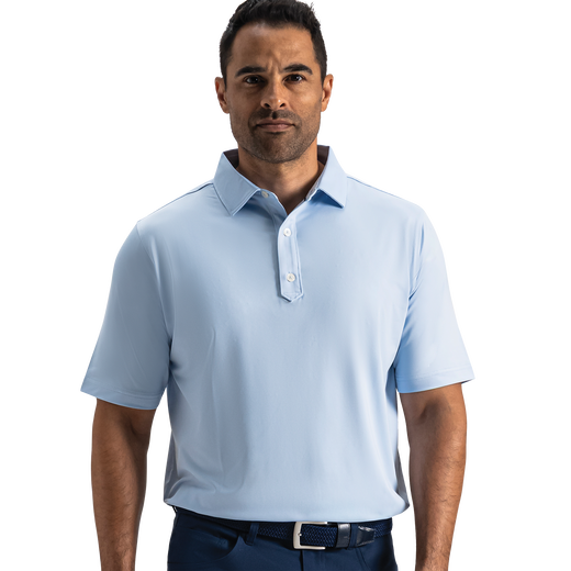 Solid Lisle Set On Placket