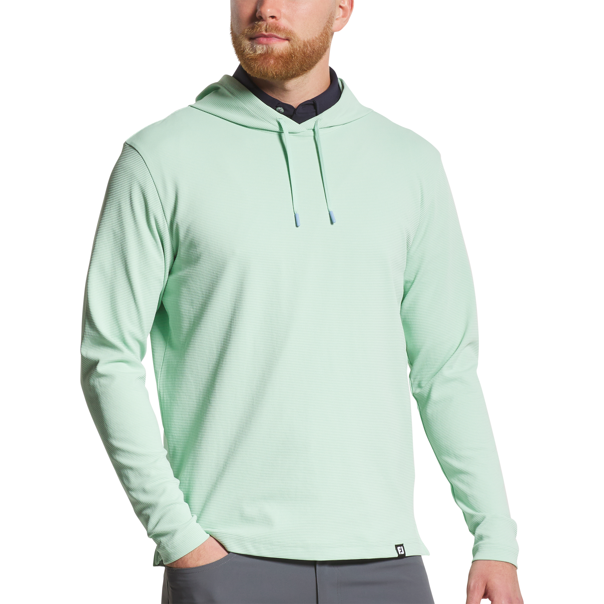 Striped Jacquard Hoodie