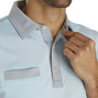 Lisle Mixed Pinstripe Self Collar