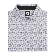 Lisle Travel Print Self Collar