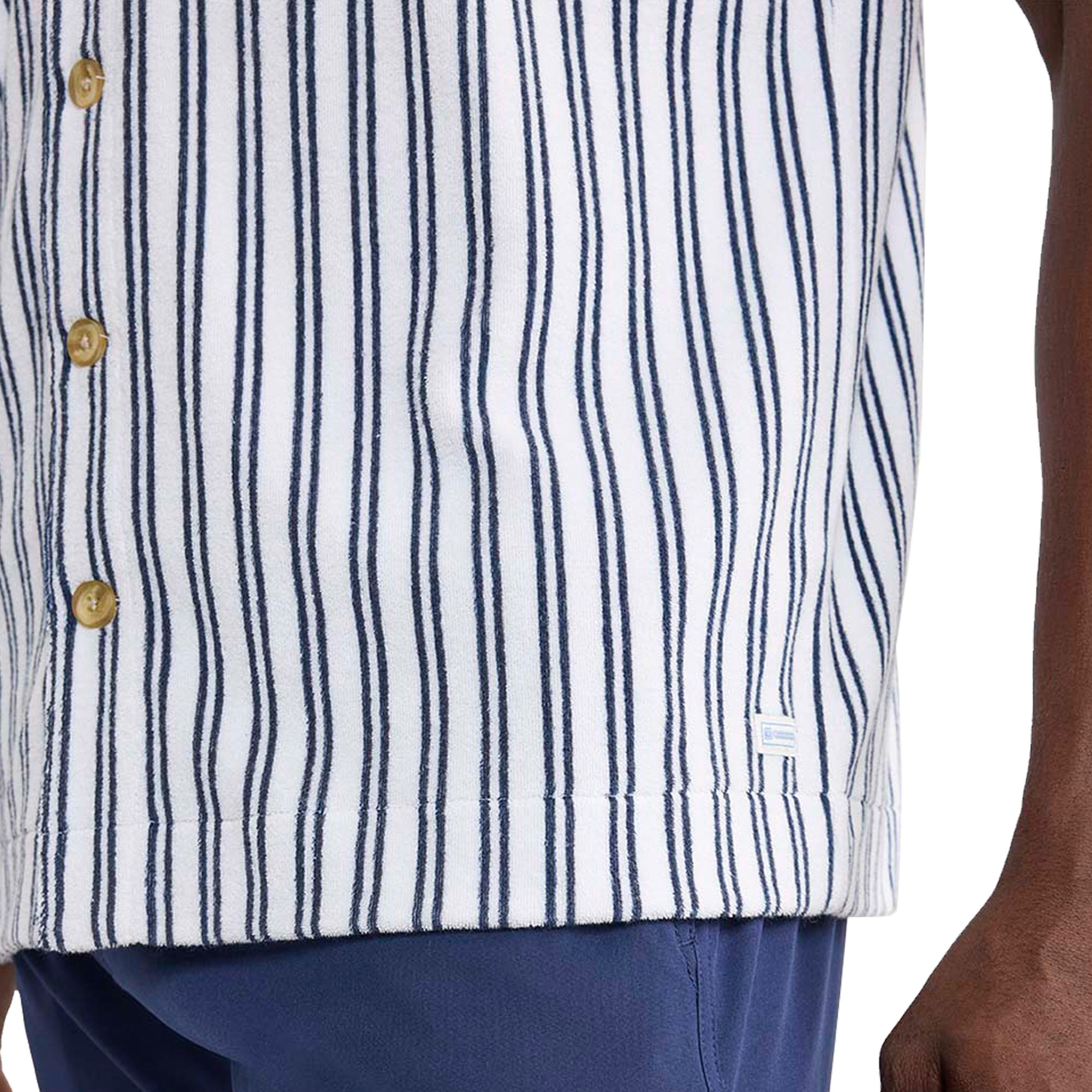 Ravello Terry Button Down