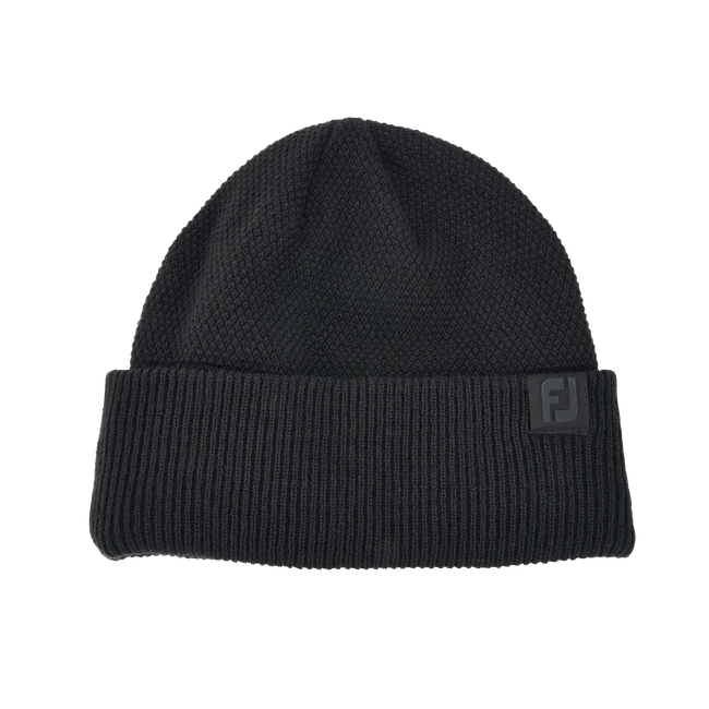 Black Ice Cuffed Beanie