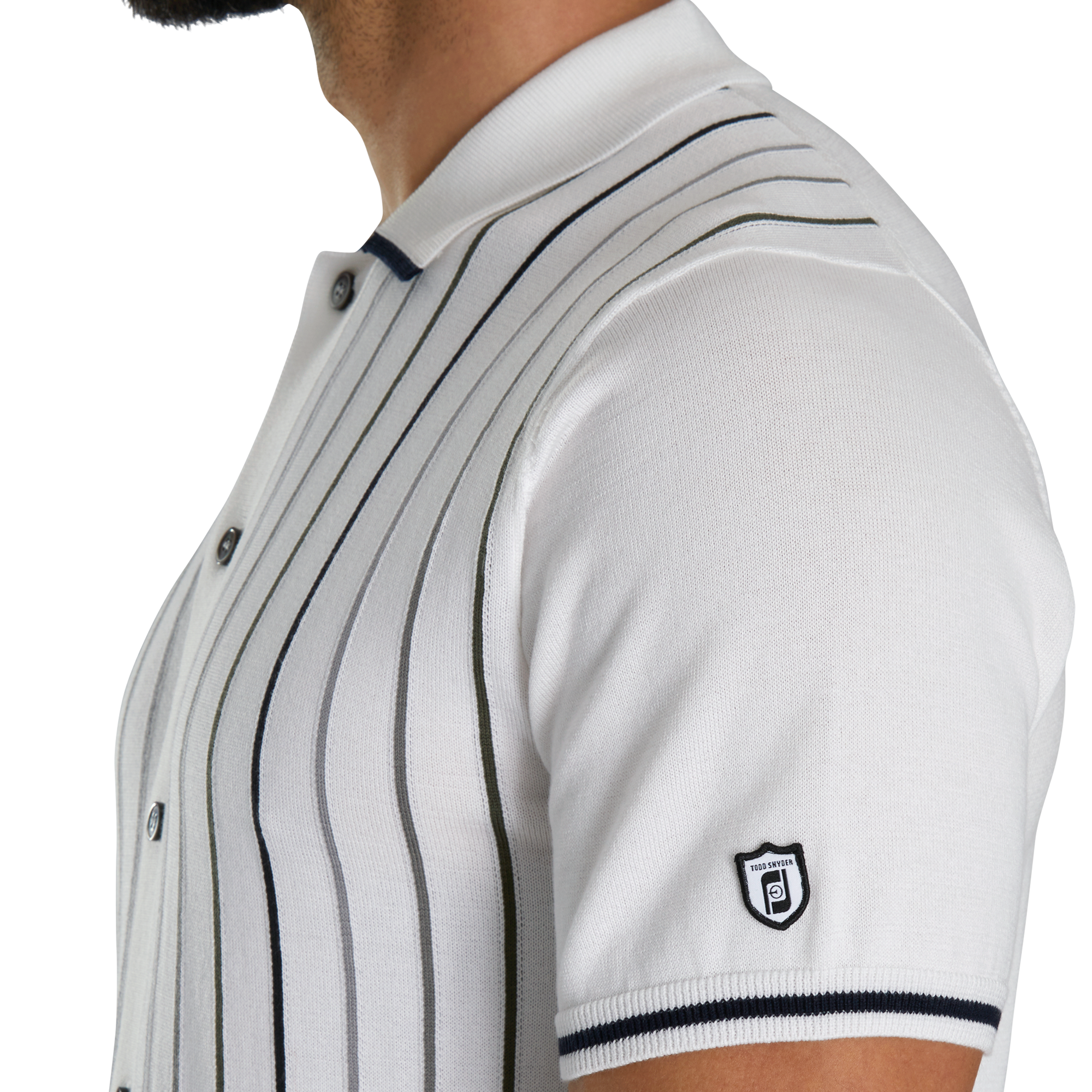 FJ x Todd Snyder Full Placket Sweater Polo-Previous Season Style