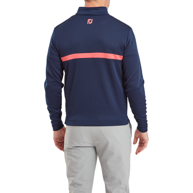 Inset Stripe Mid-Layer Flat Back Rib