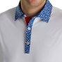 Pique Tulip Trim Stretch Lisle Collar