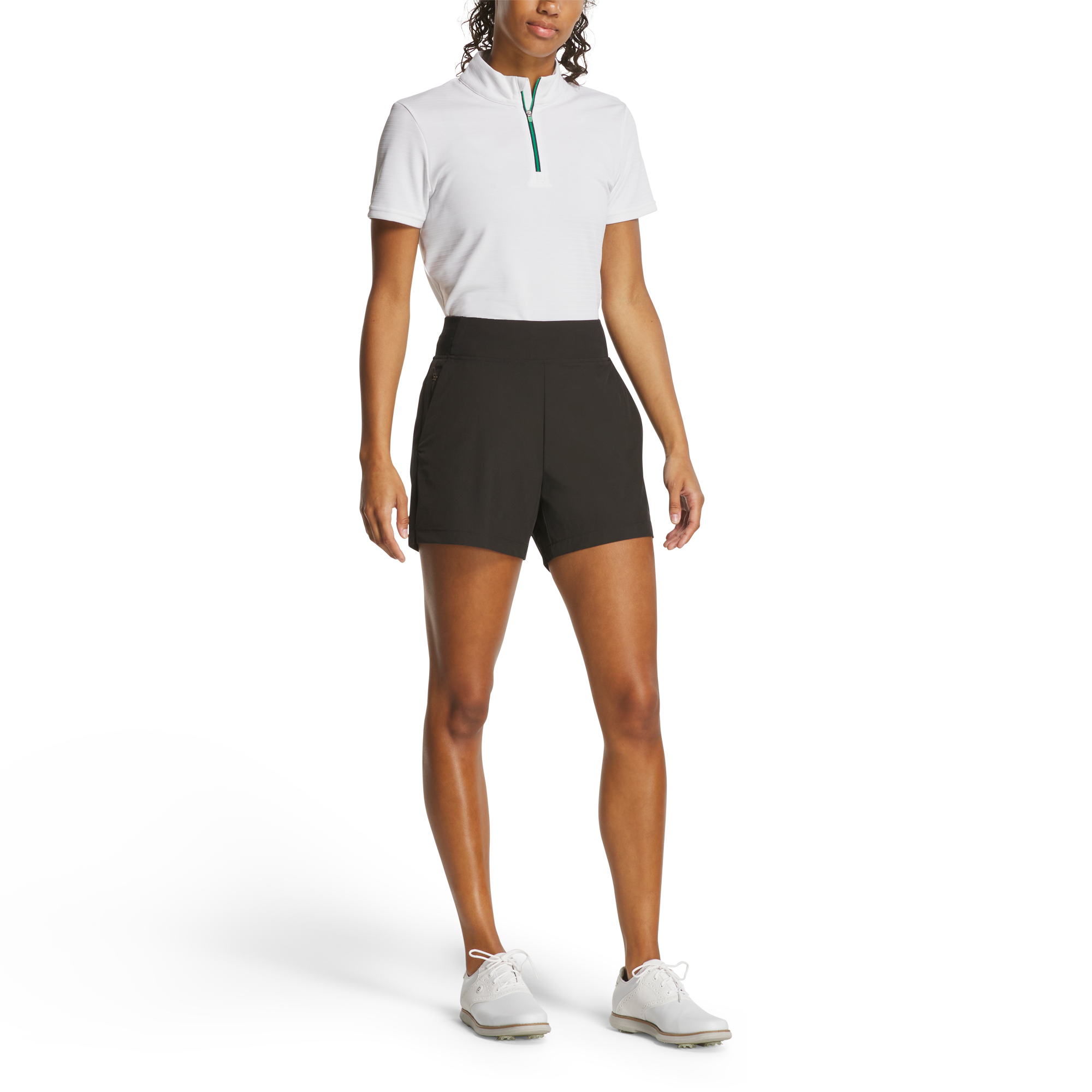 Pull-On Stretch Woven Short Women