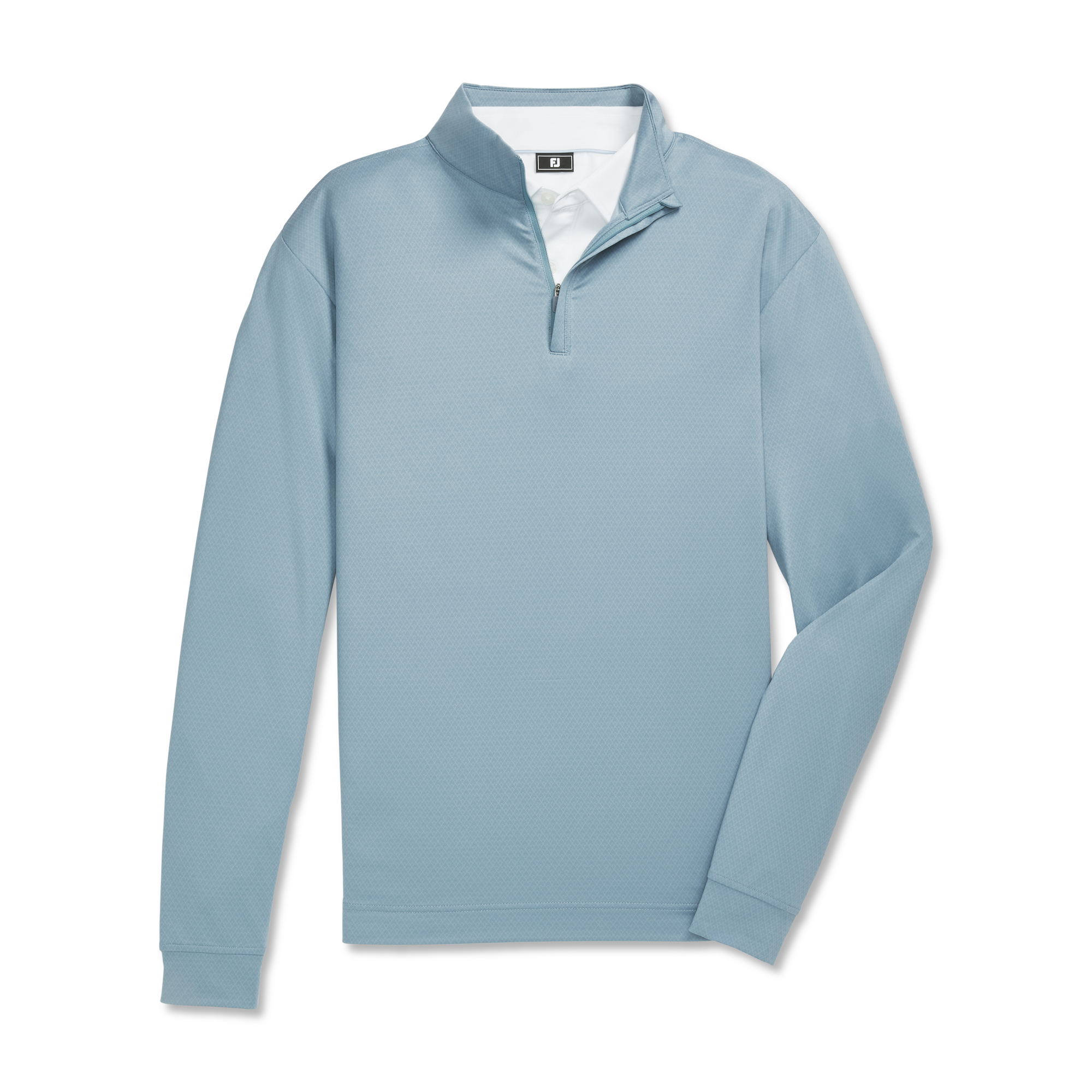 Tonal Deco Diamond Quarter-Zip
