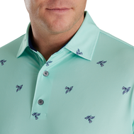 Thistle Print Lisle Self Collar