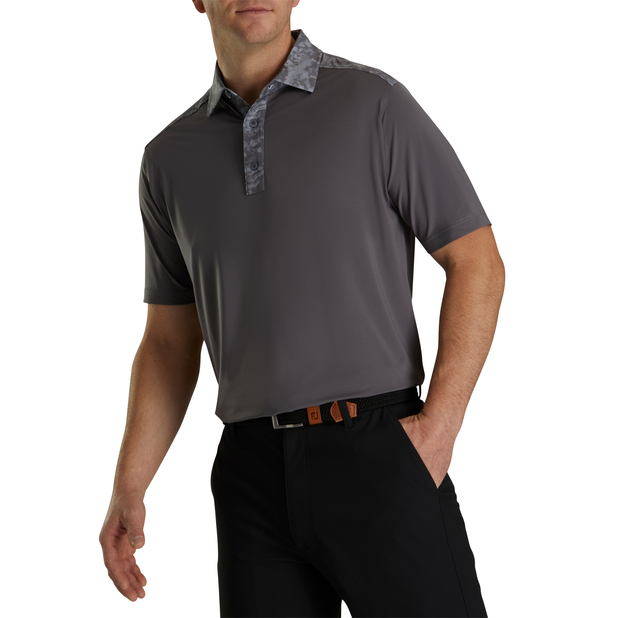 Lisle Cloud Camo Trim Self Collar