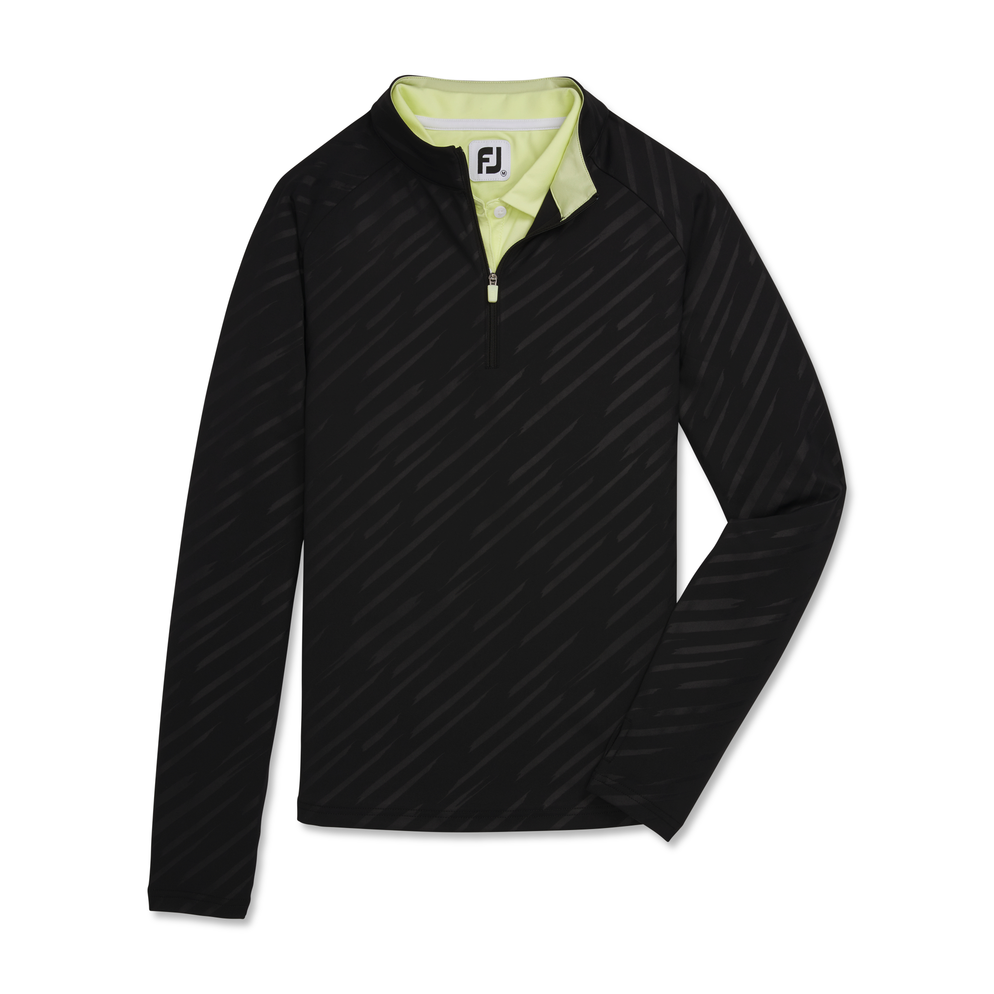 Half-Zip Embossed Pullover Women