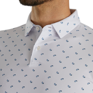 Paisley Print Lisle Self Collar