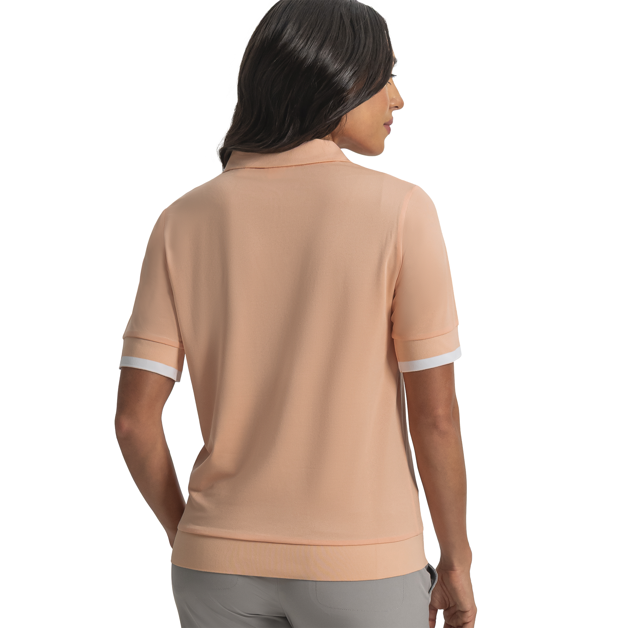 Texture Knit Polo Women