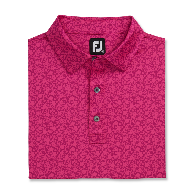 Painted Floral Lisle Self Collar
