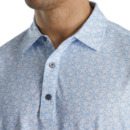 Painted Floral Lisle Self Collar