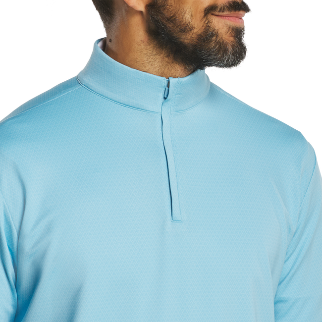 Tonal Deco Diamond Quarter-Zip