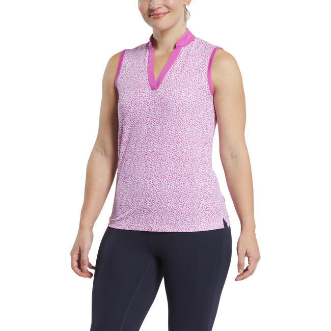 Open Placket Sleeveless Women