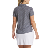 Stretch Lisle Speckle Short Sleeve Print Shirt