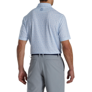 Painted Floral Lisle Self Collar