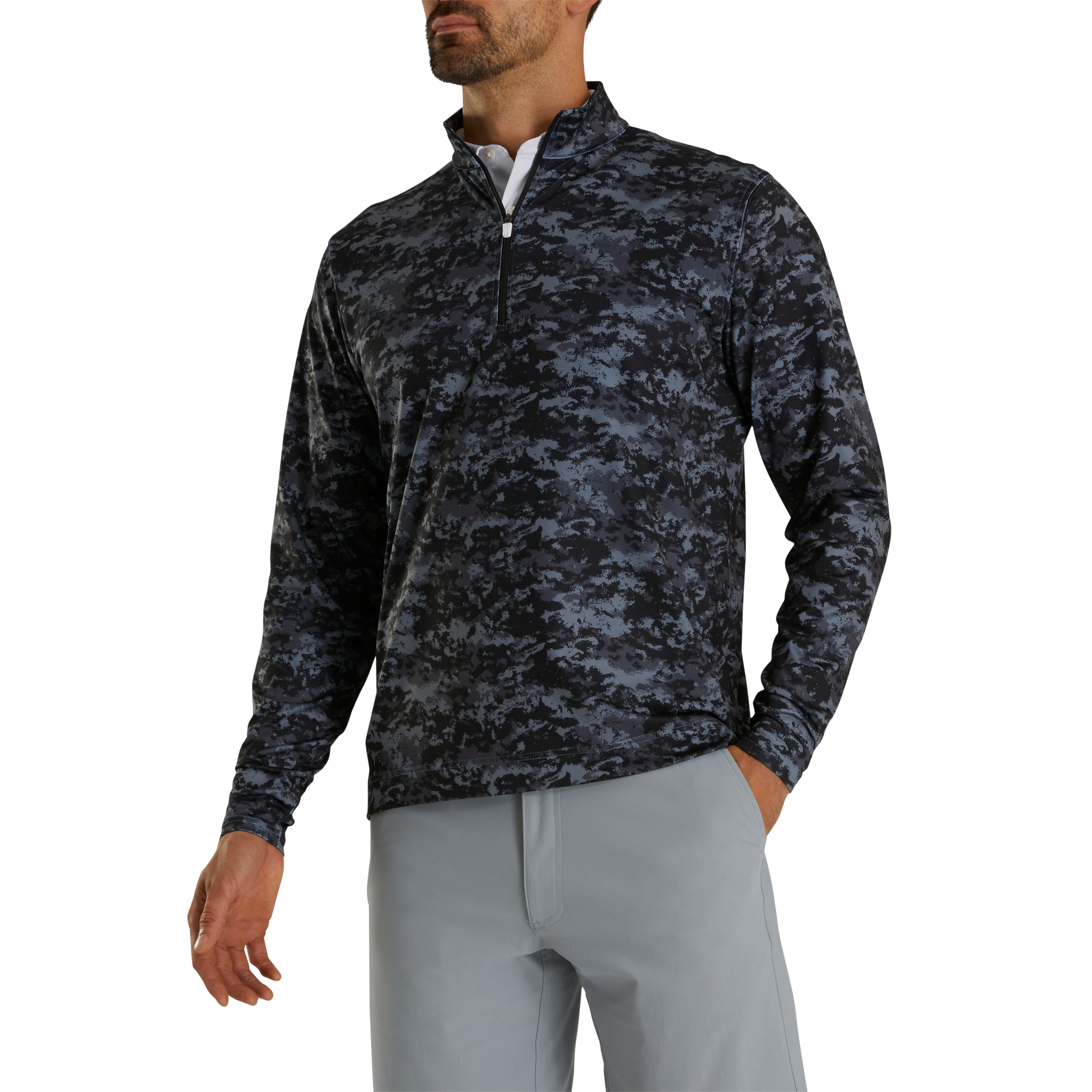 Cloud Camo Print Mid-Layer