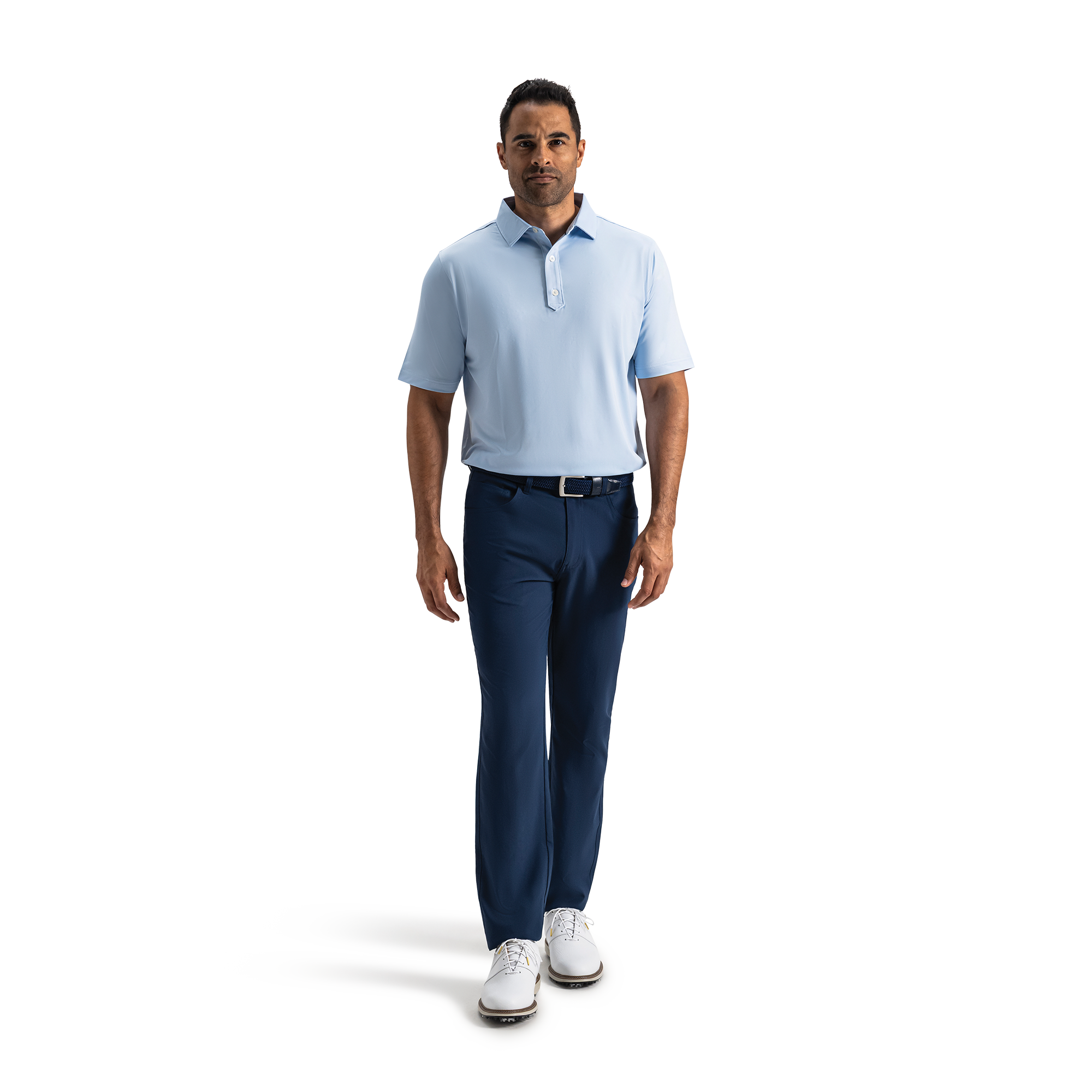 Solid Lisle Set On Placket