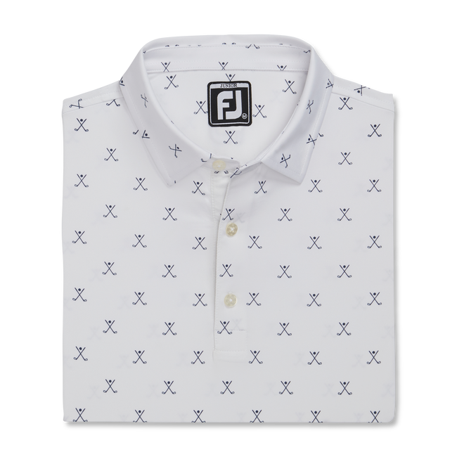 Striped Pique Self Collar Junior