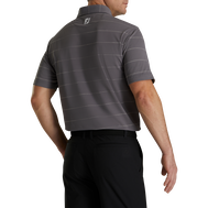 Stretch Pique Chalkstripe Self Collar