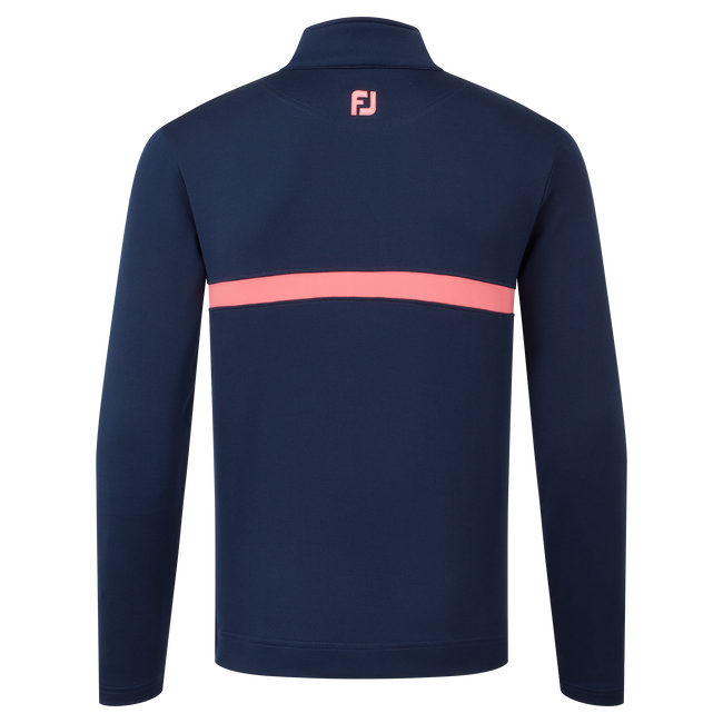 Inset Stripe Mid-Layer Flat Back Rib