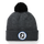 Pom Pom Solid Knit Beanie