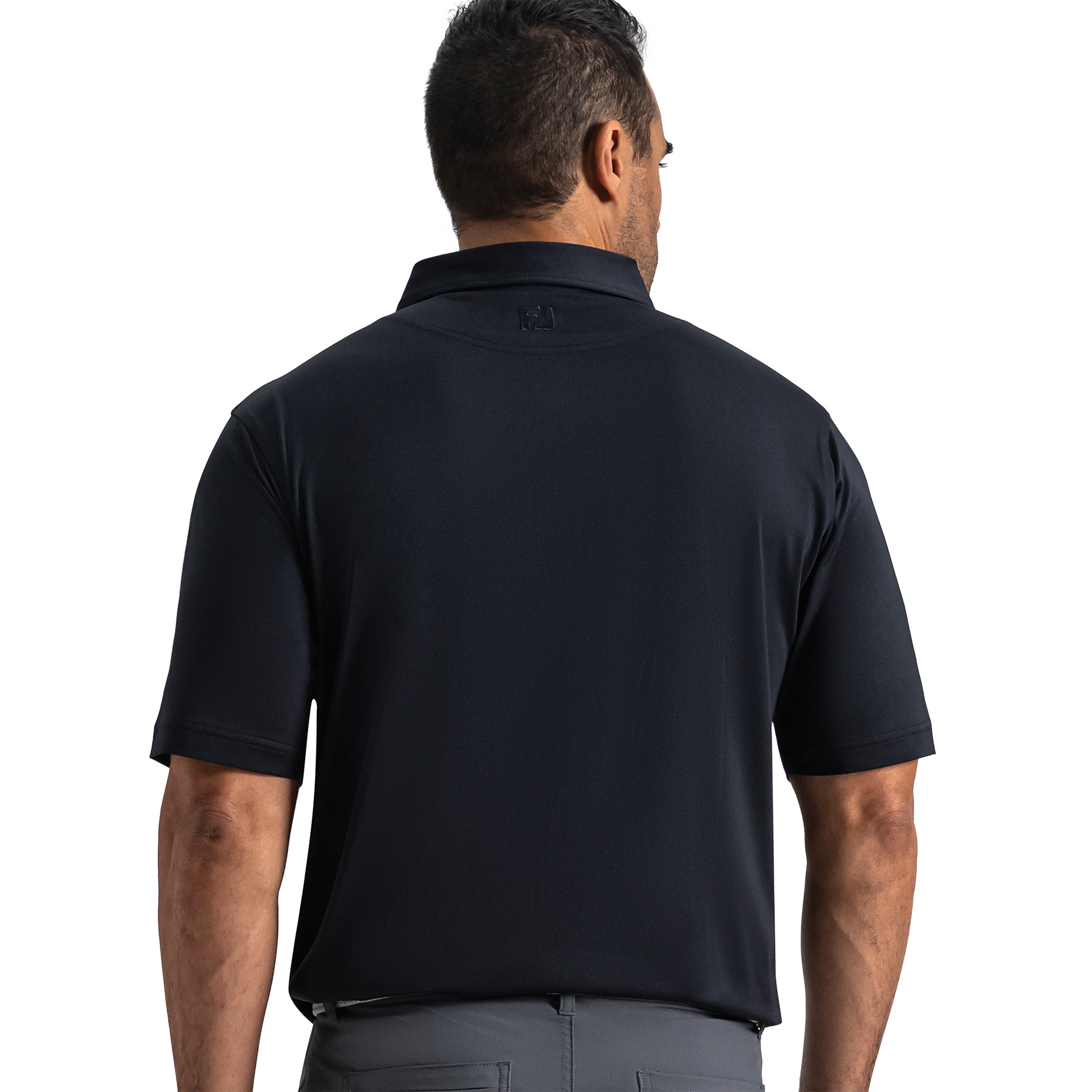 Solid Lisle Set On Placket