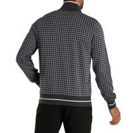 Quater-Zip Double Knit Jacquard Sweatshirt-Previous Season Style