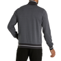 Quater-Zip Double Knit Jacquard Sweatshirt-Previous Season Style