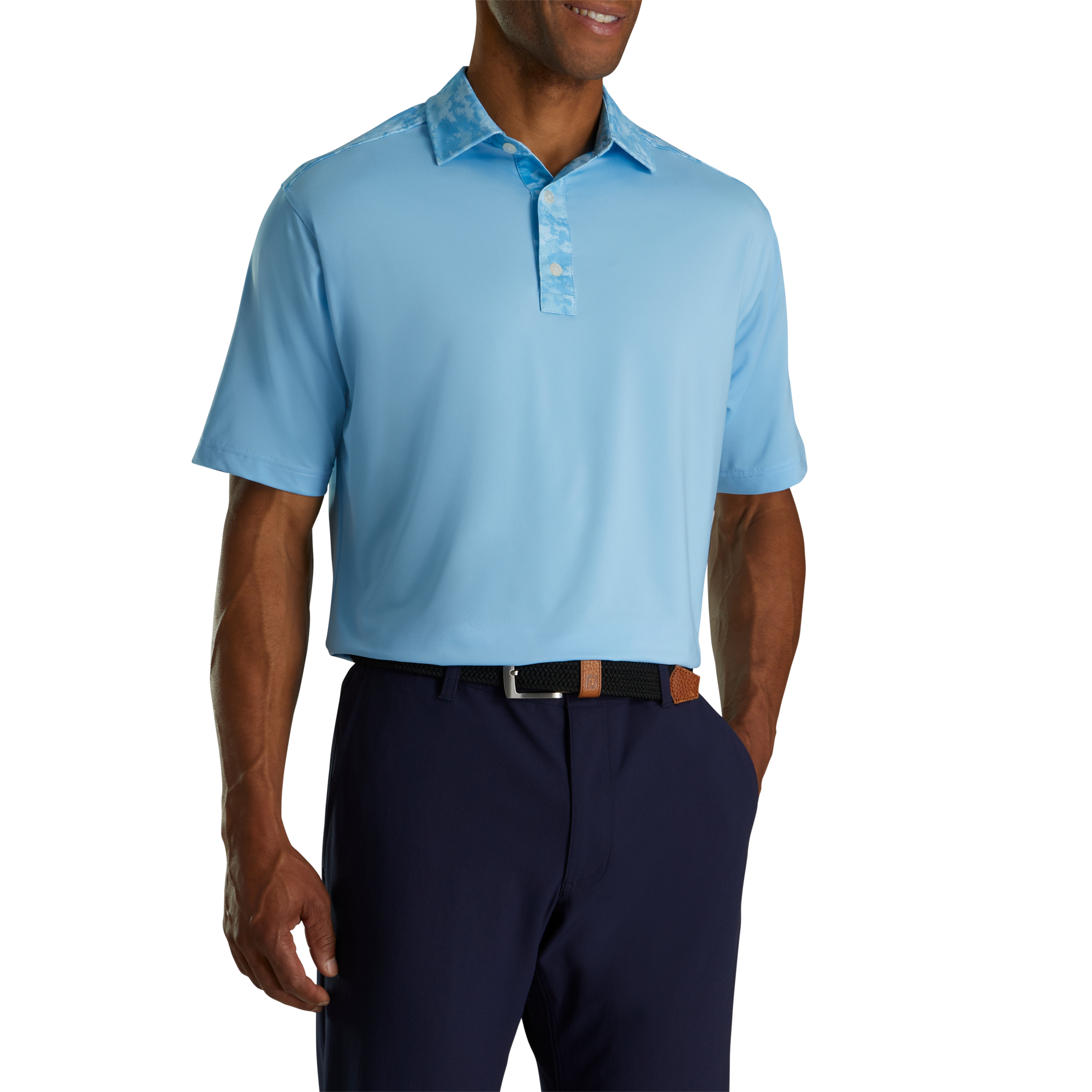 Lisle Cloud Camo Trim Self Collar