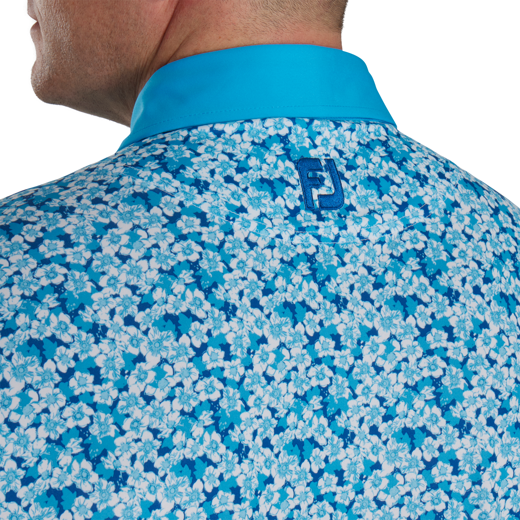 Primrose Print Lisle Spread Collar