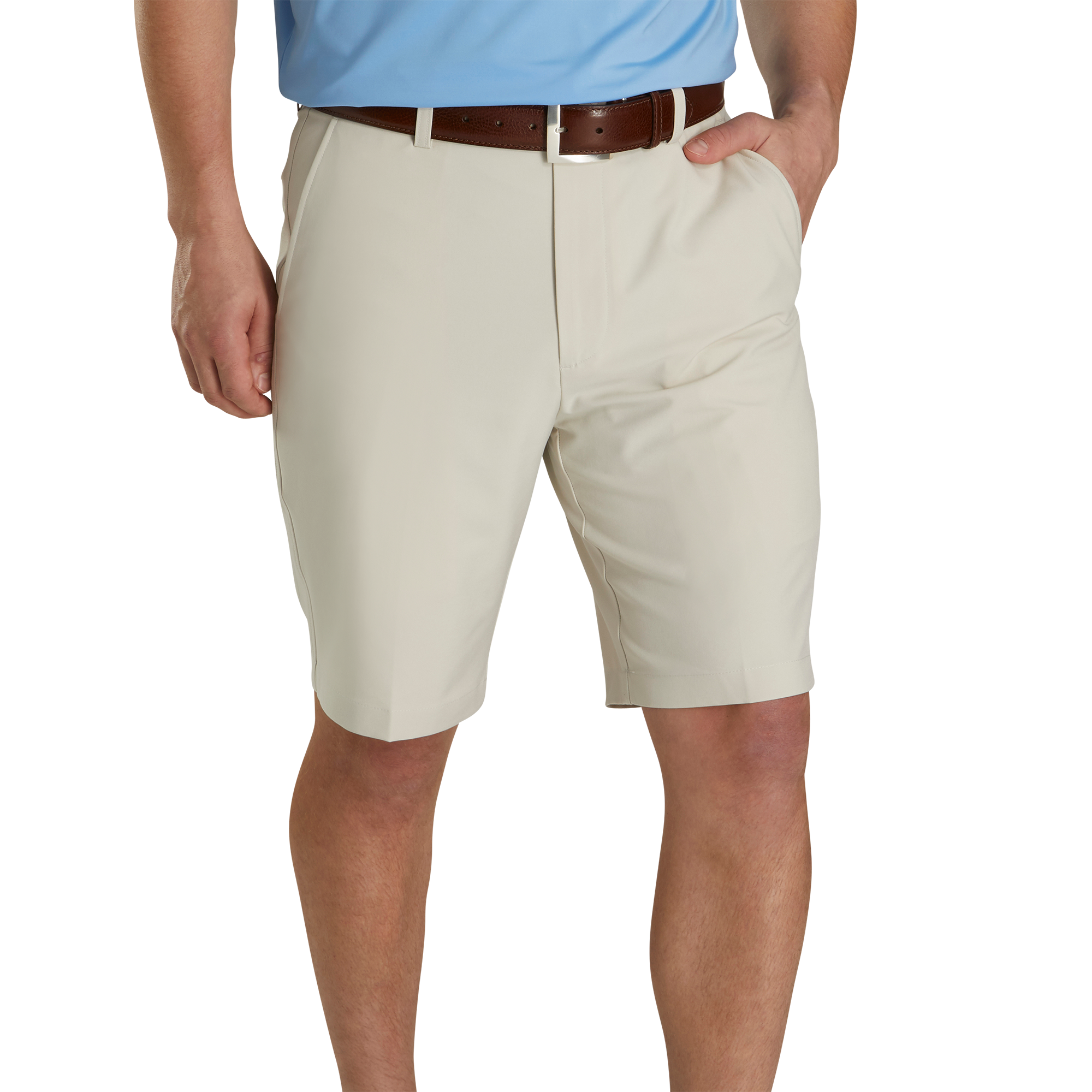 Flat Front Shorts 9.5" Inseam