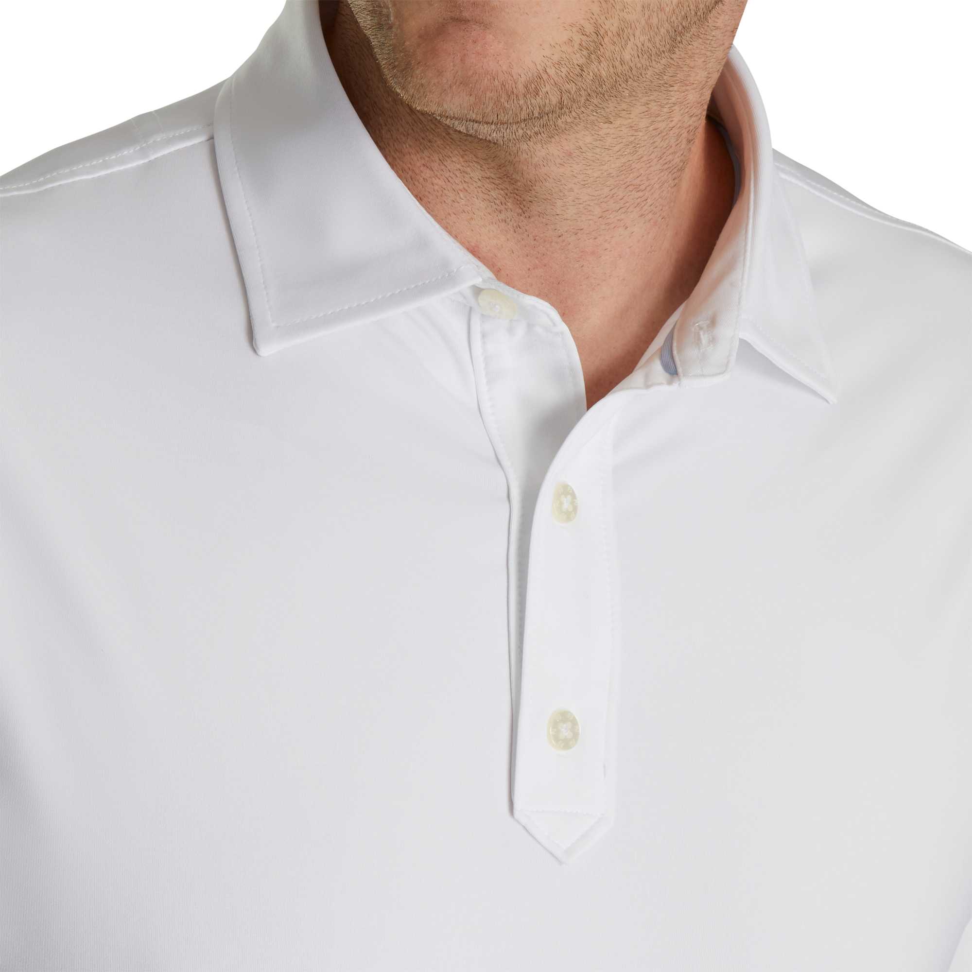 Solid Lisle Set On Placket