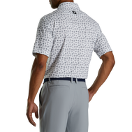 Lisle Travel Print Self Collar